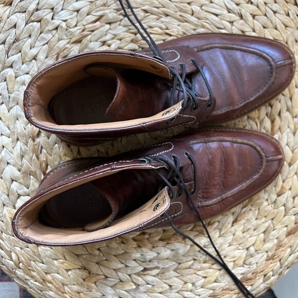 Trask Reserve Elkhorn Bison Leather Boots Men's 9.5 - Picture 7 of 9